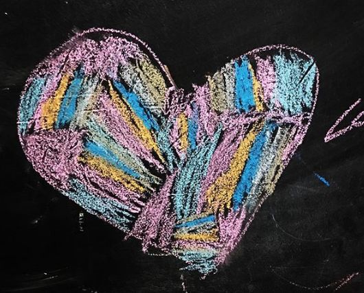 Chalk art
